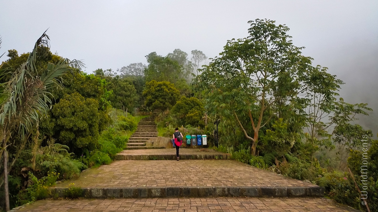 chicaque national park bogota view from the entrance