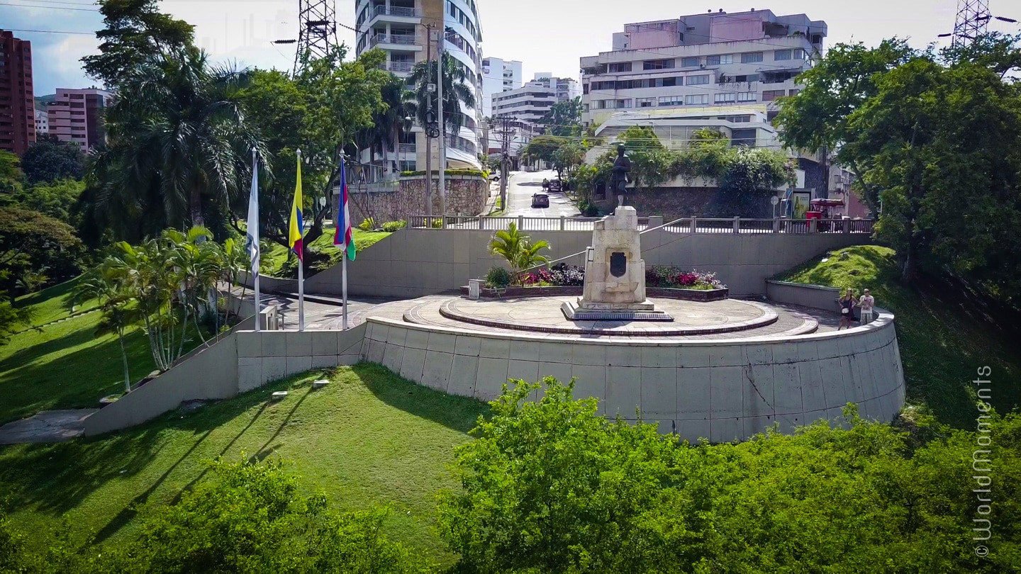 statue of sebastian de belalcazar in cali