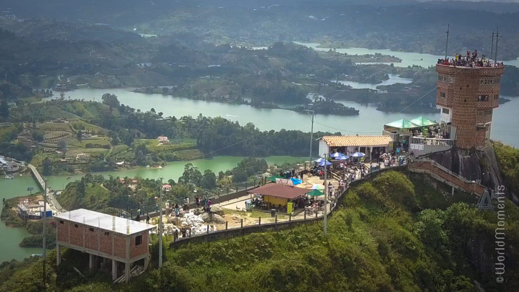 guatape el penol top view