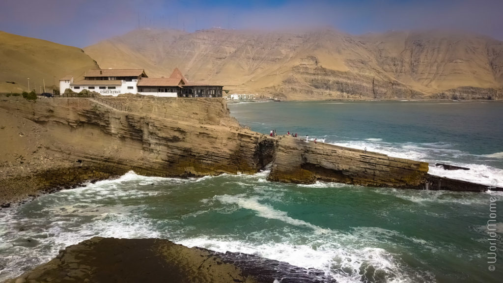 lima salto del fraile ocean restaurant mountains drone