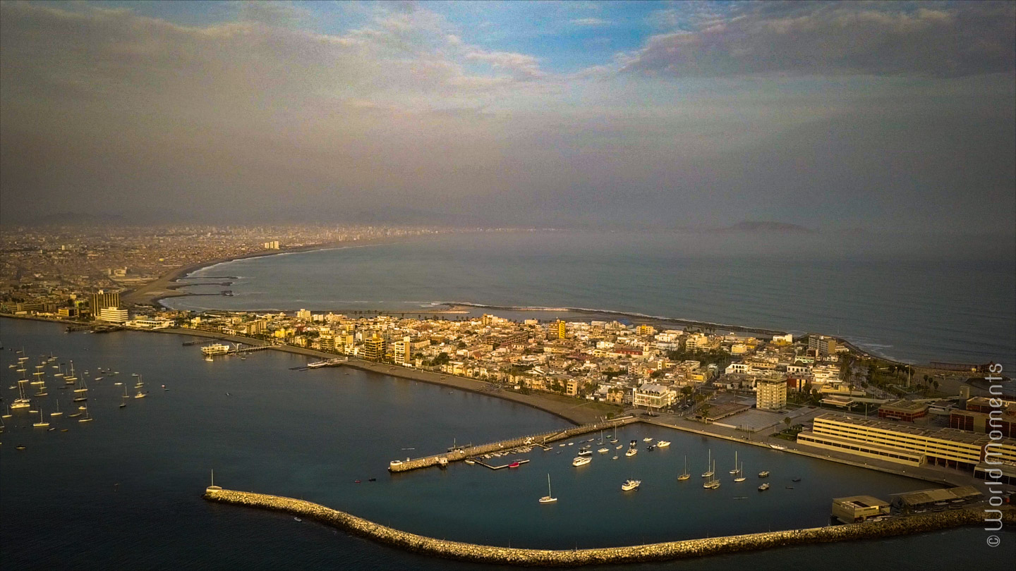 view of cantolao beach shot with drone