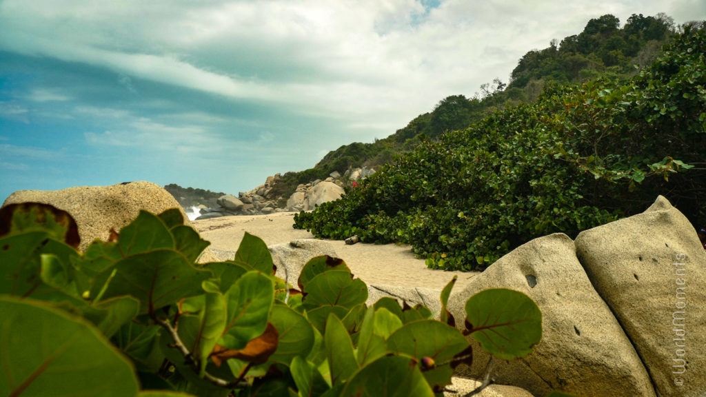 Santa Marta, Parque Tayrona, Cabo San Juan, beach view