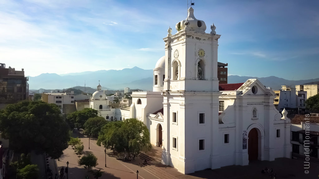 Santa Marta, San Miguel Cathedral front view