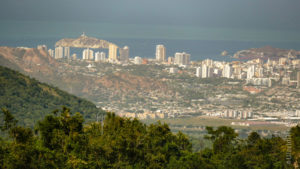 Santa Marta, view of the city from the Sierra Nevada