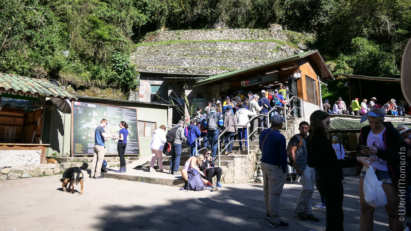 Machu Pichu main entrance ticket office