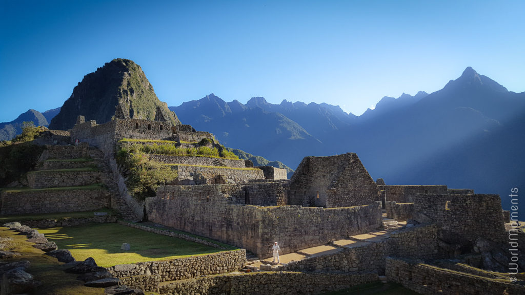 Machu Pichu view of the main square