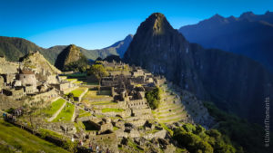 Machu Pichu view from the sun gate