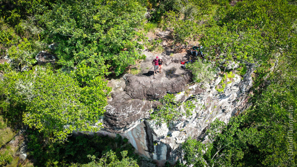 Cerro Azul view from the top shot with drone