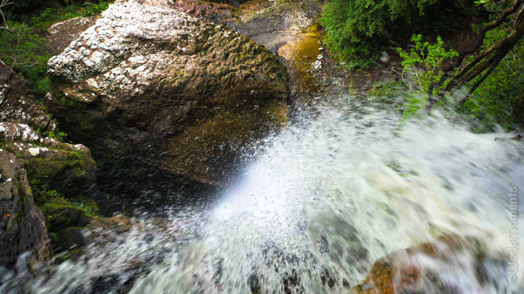 La Delicia waterfalls water flooding