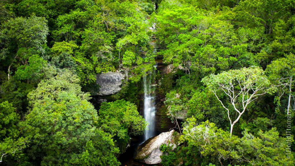 La Delicia waterfall landscape