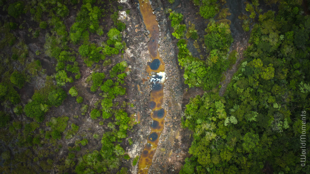 Pozos Azules in San Jose del Guaviare view from the top