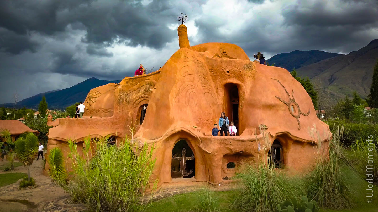 Casa de Terracota vista desde afuera