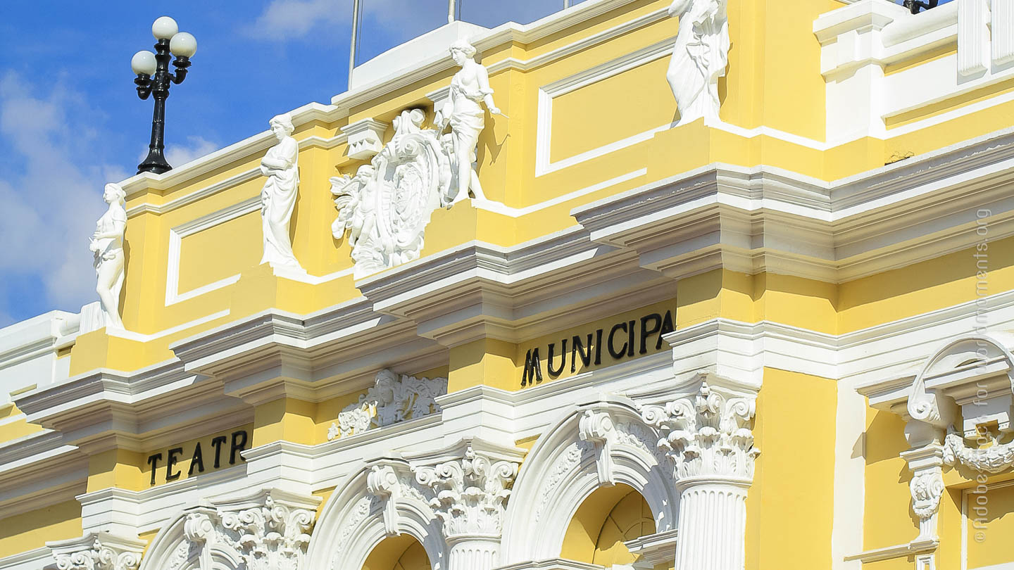 vista del teatro enrique buenaventura en Cali