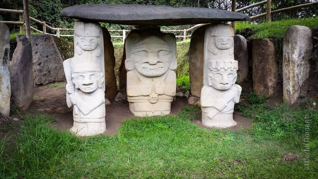 las estatus en el parque arquelogico de san augustin