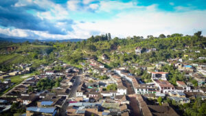 vista aerea del pueblo de San Augustin