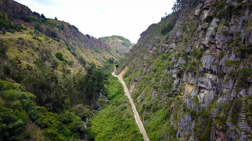 vista de las reserva natural el turpial en suesca 